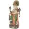 26.5" Gold Ganesh Sculpture with Green, Blue & Red Accents